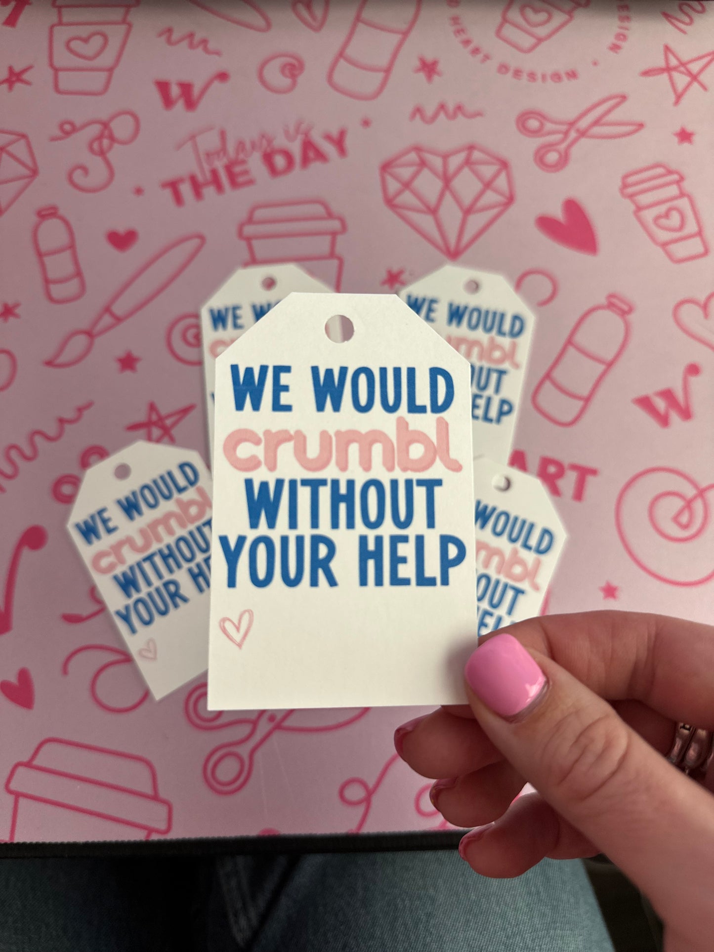 FREE Crumbl Thank You Tag Download