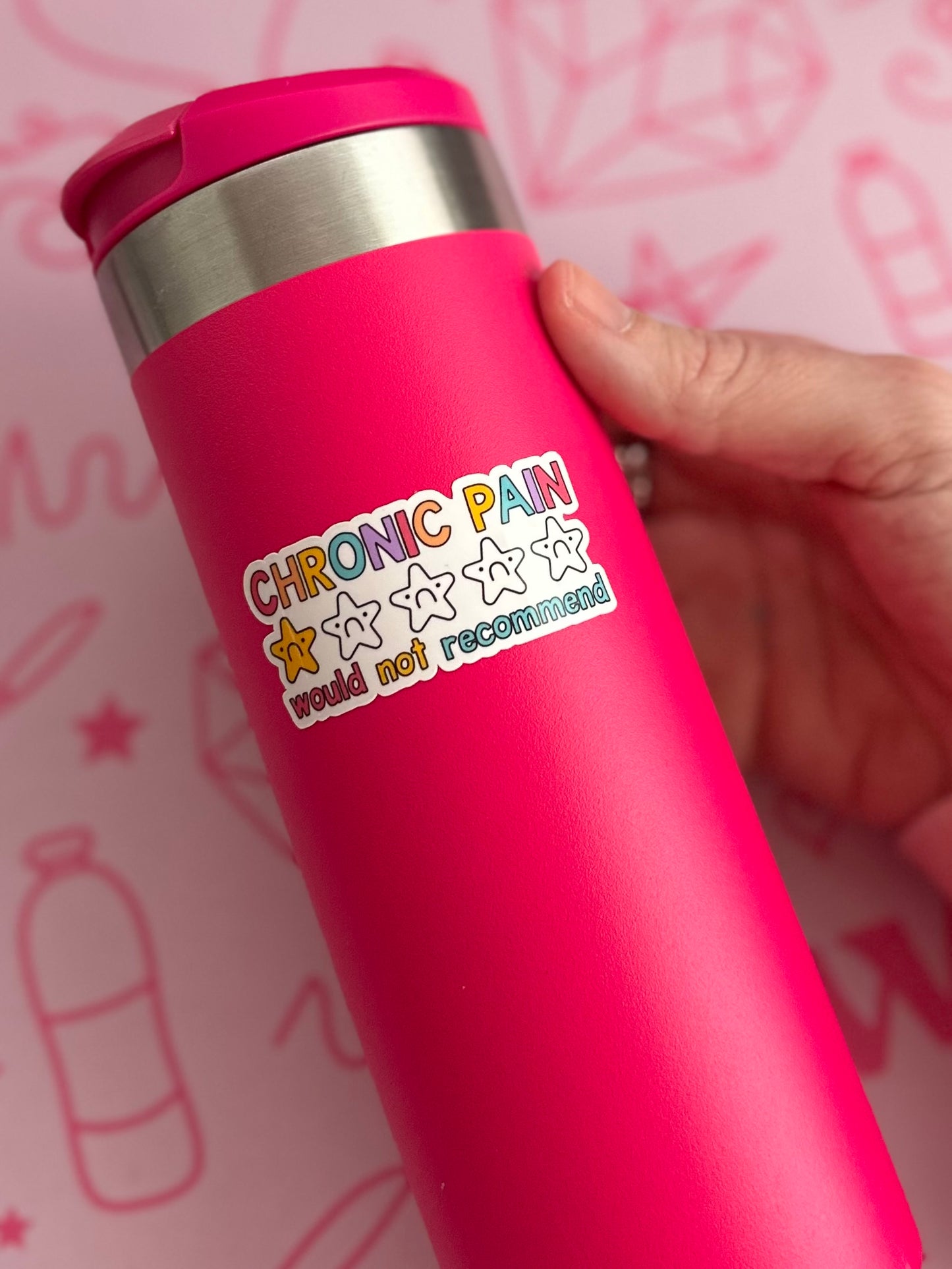 Chronic Pain Would Not Recommend Waterproof Sticker