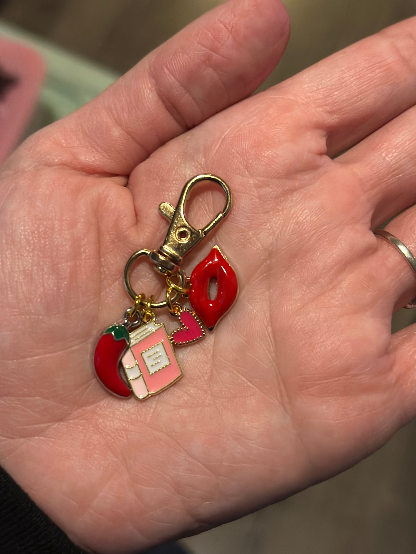 Spicy Book Bag Key Charm Set - Customizable!