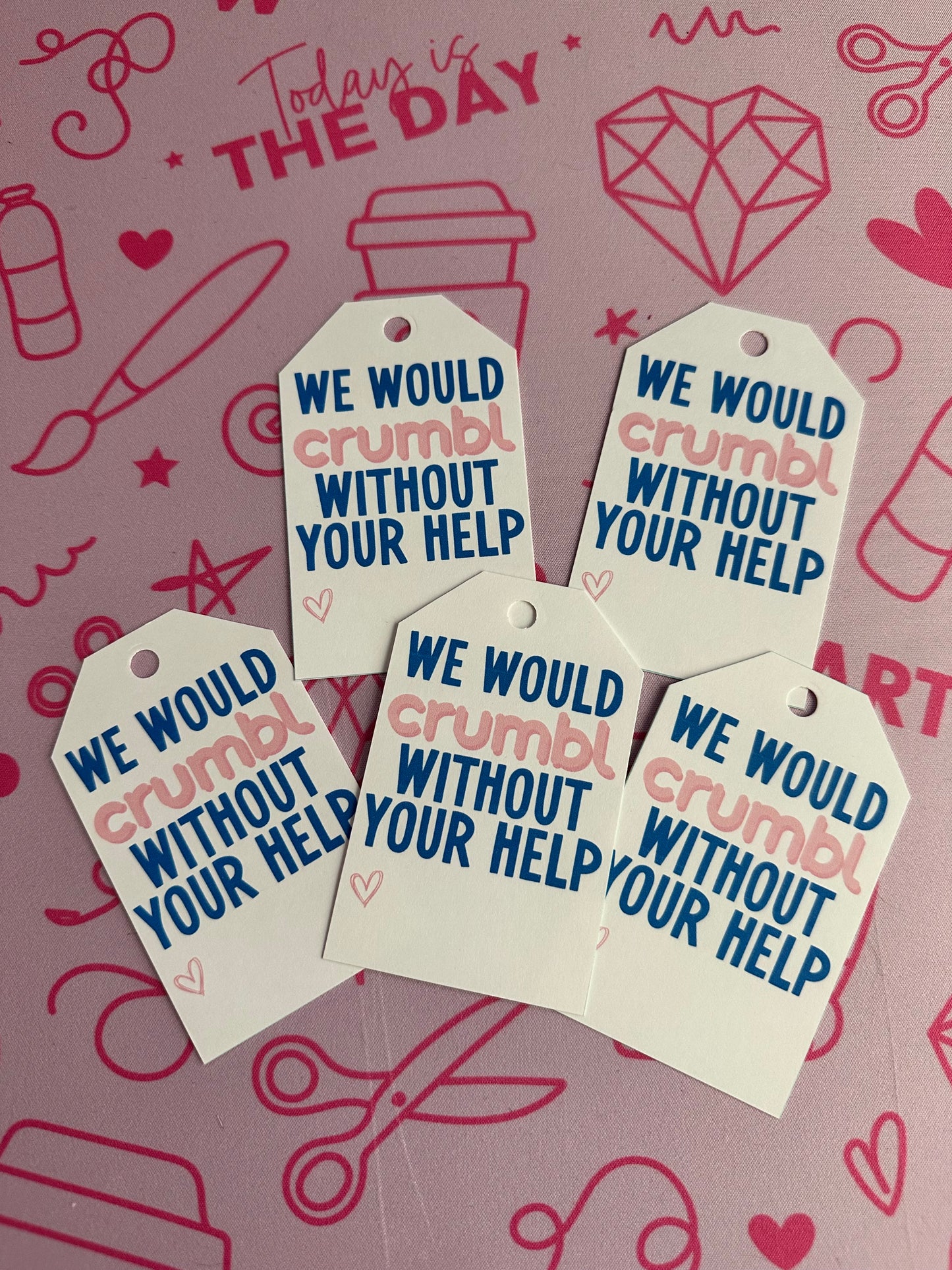 FREE Crumbl Thank You Tag Download