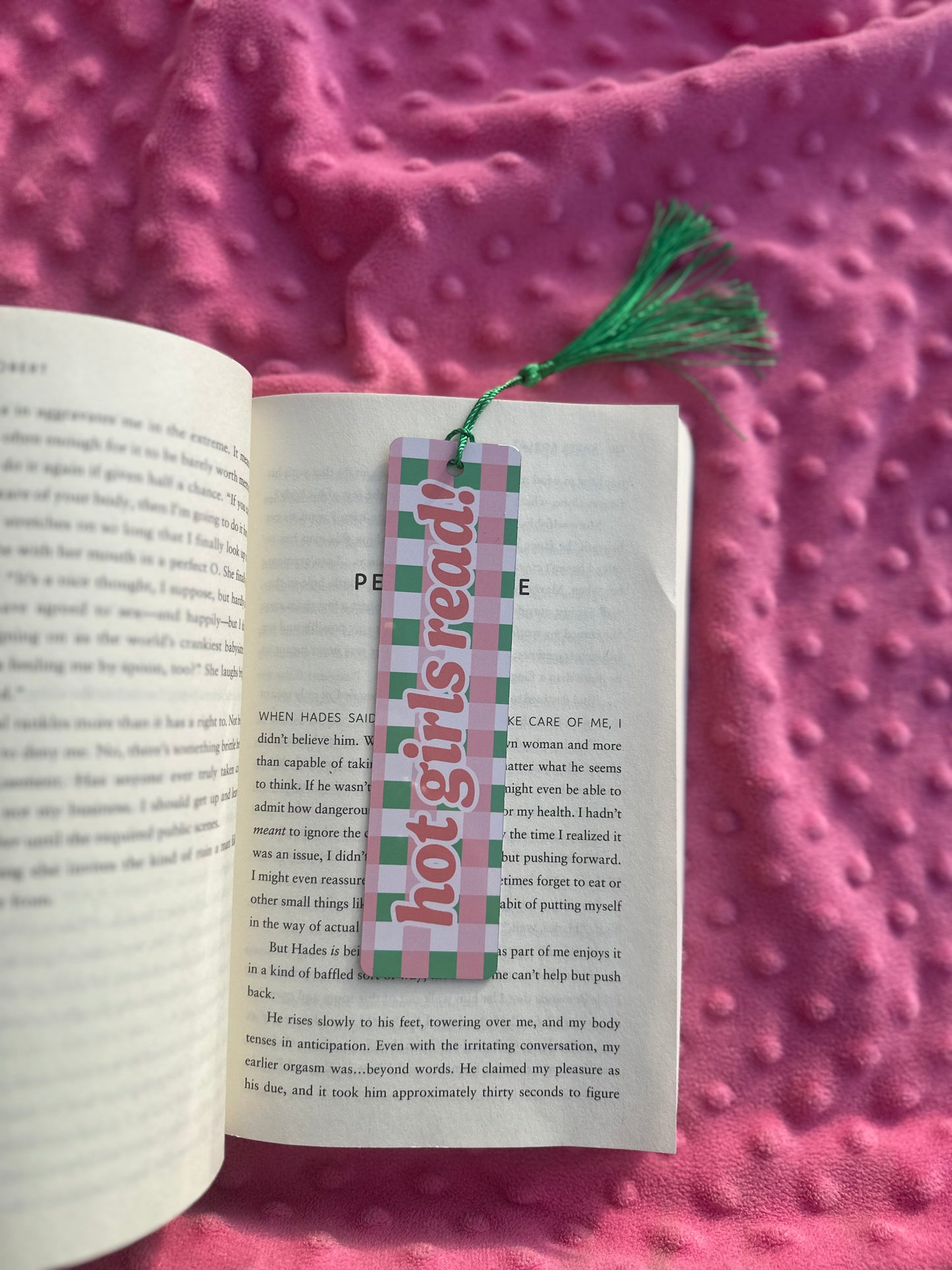 Hot Girls Read Metal Bookmark