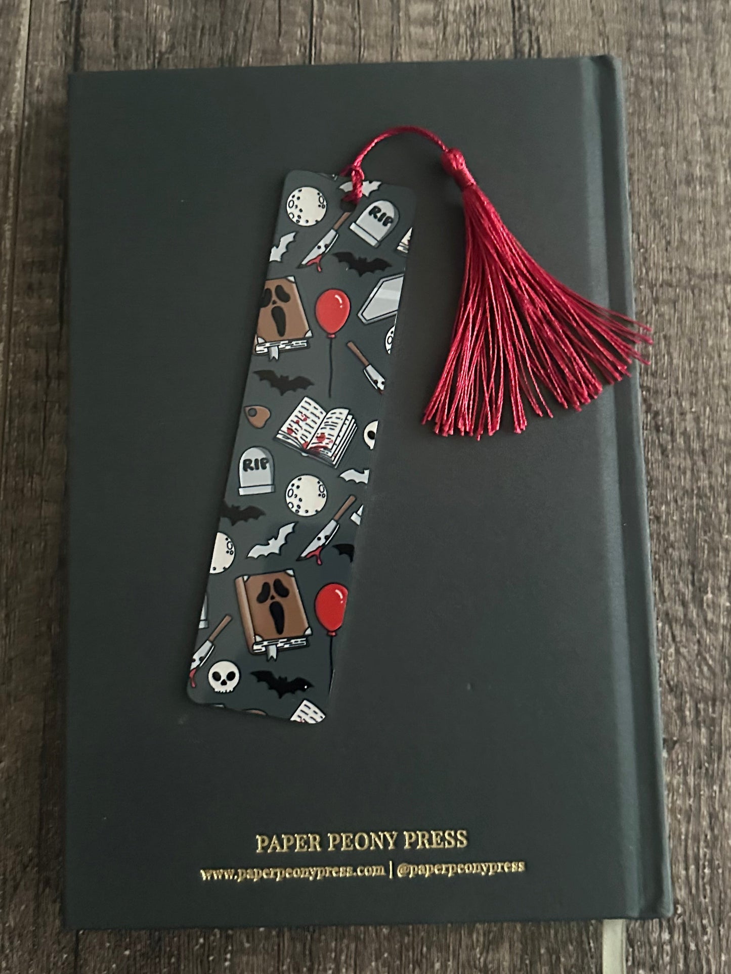 Horror Icon Metal Bookmark