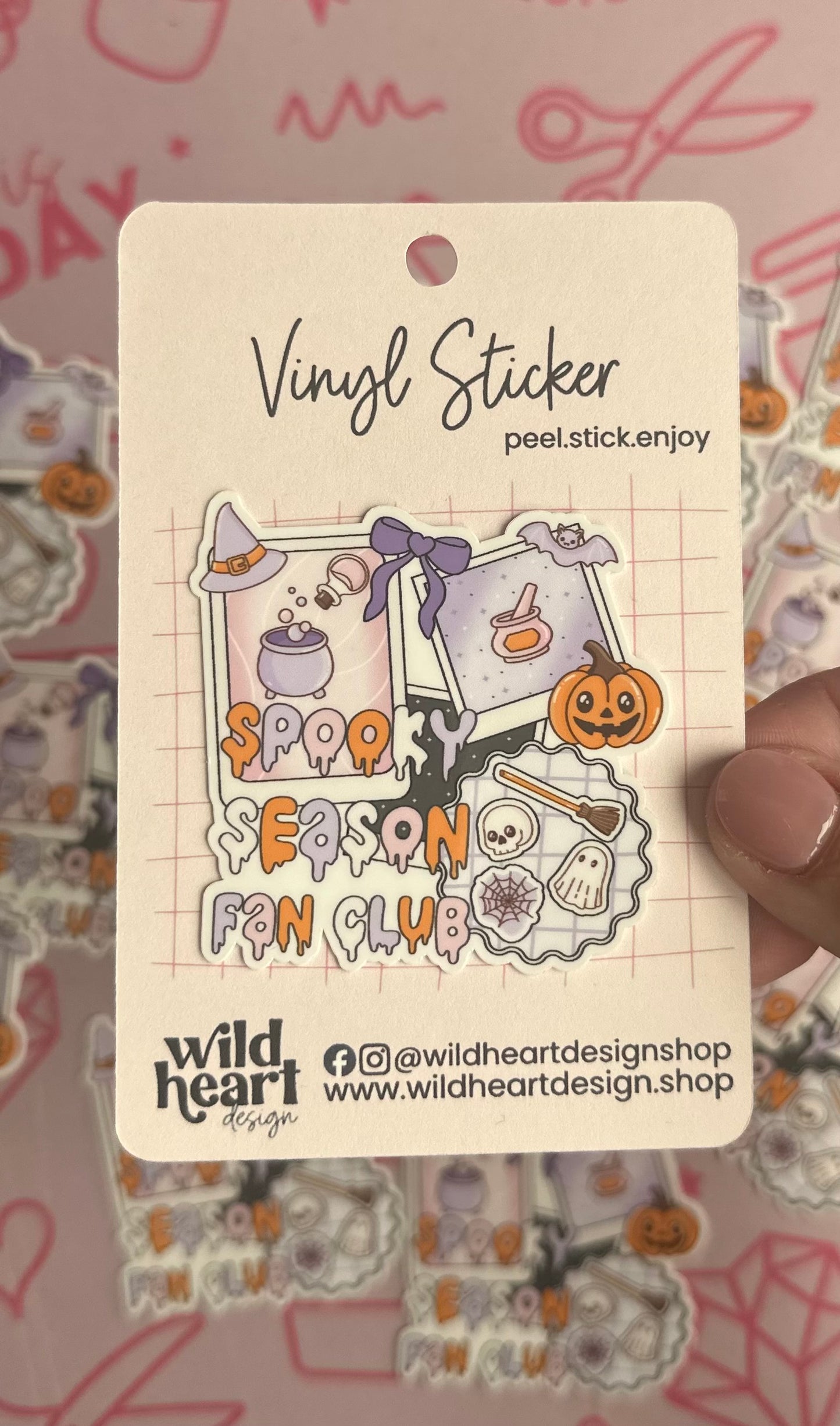 Spooky Season Fan Club Sticker