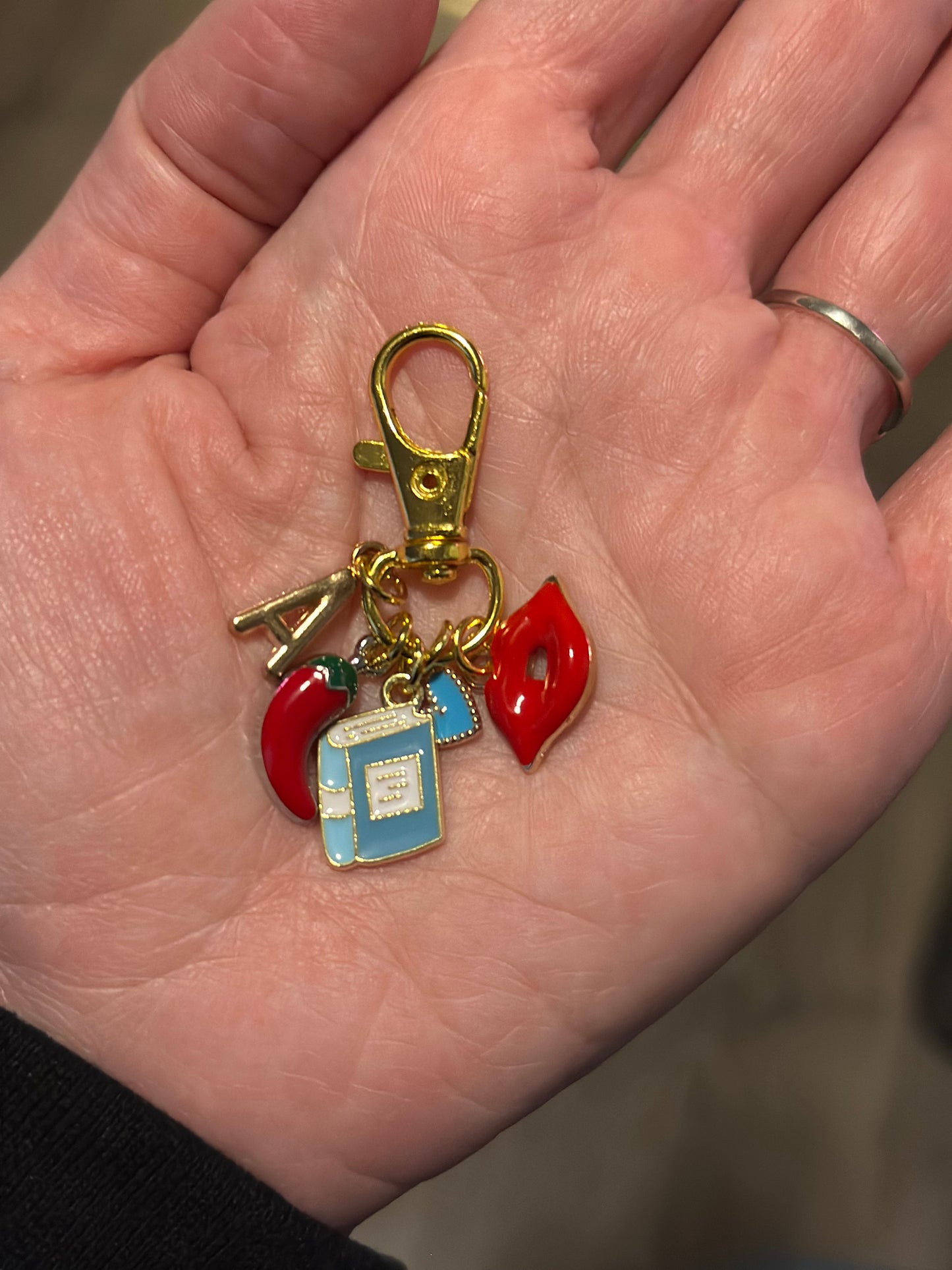 Spicy Book Bag Key Charm Set - Customizable!