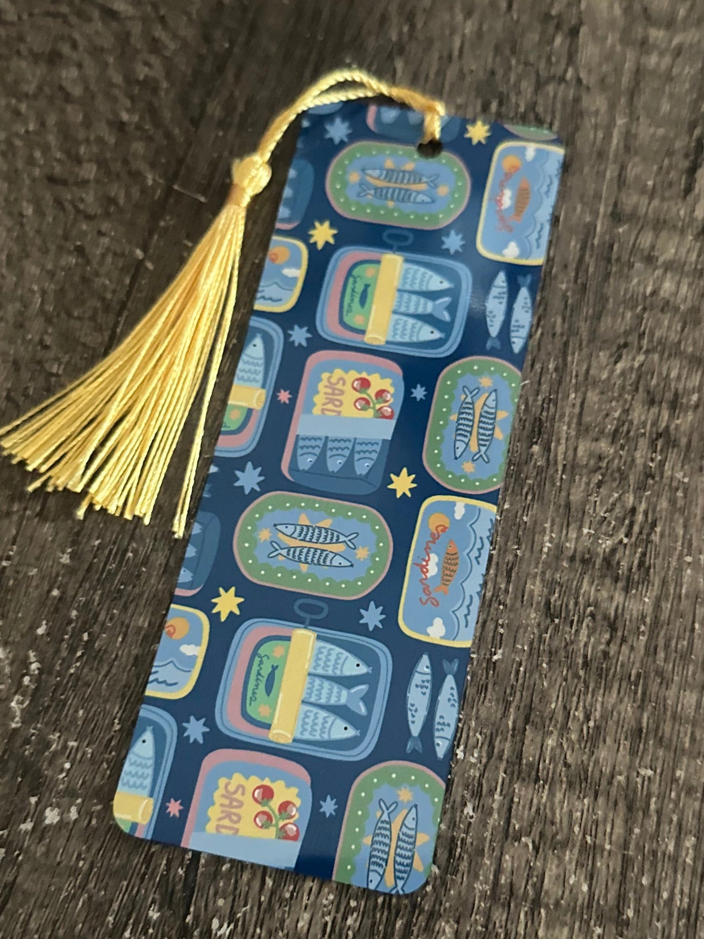 Sardine Metal Bookmark