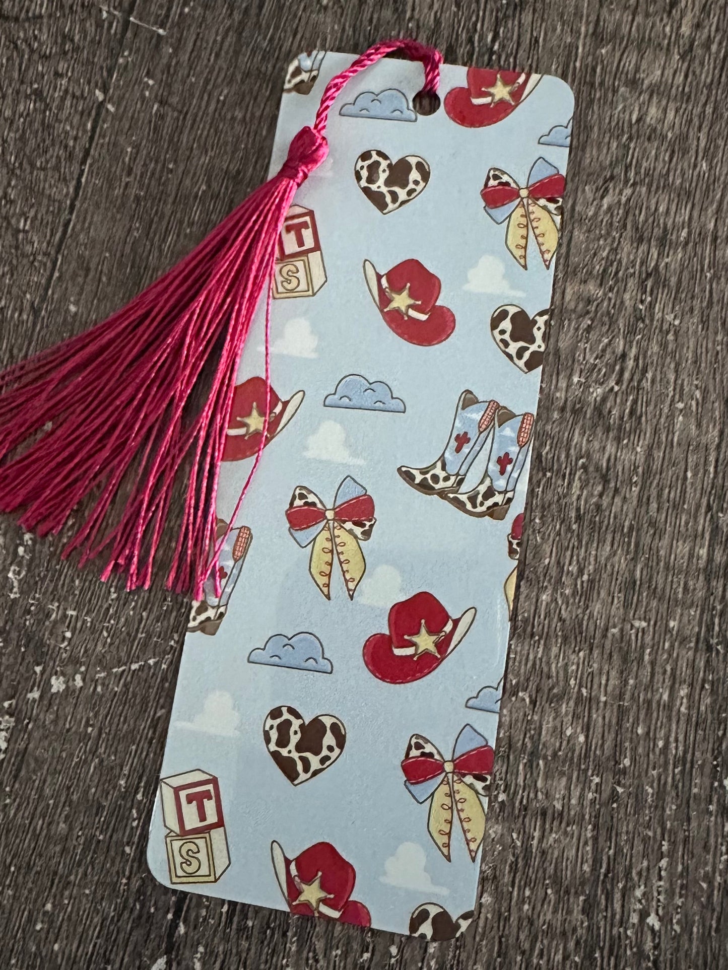Cowboy Andy Metal Bookmark