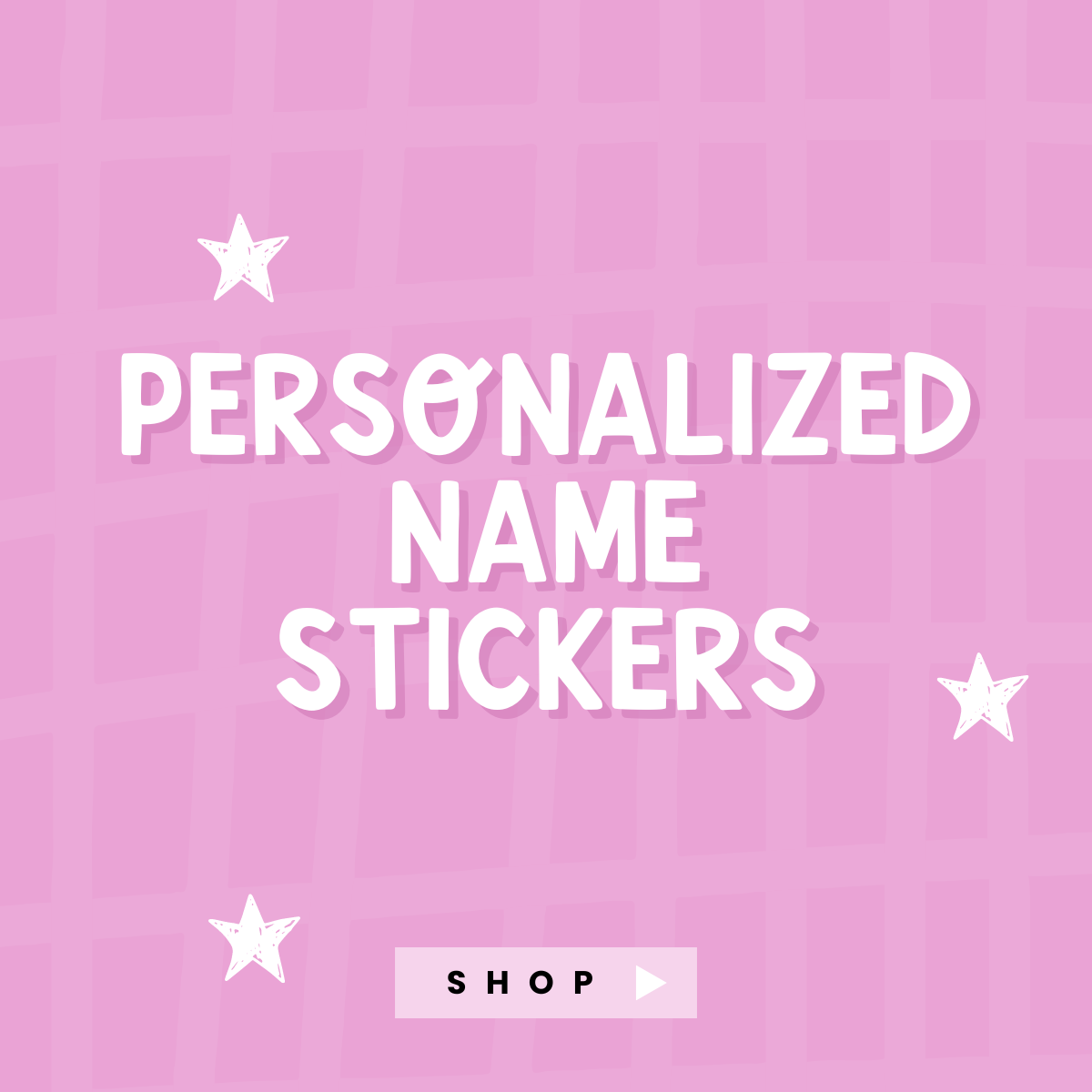 Personalized Name Sticker Collection – Wild Heart Design Shop
