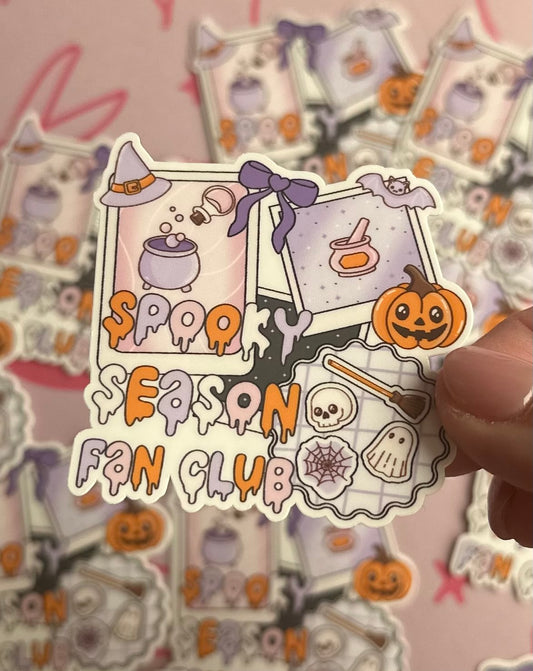Spooky Season Fan Club Sticker