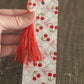 Bows and Cherries Metal Bookmark