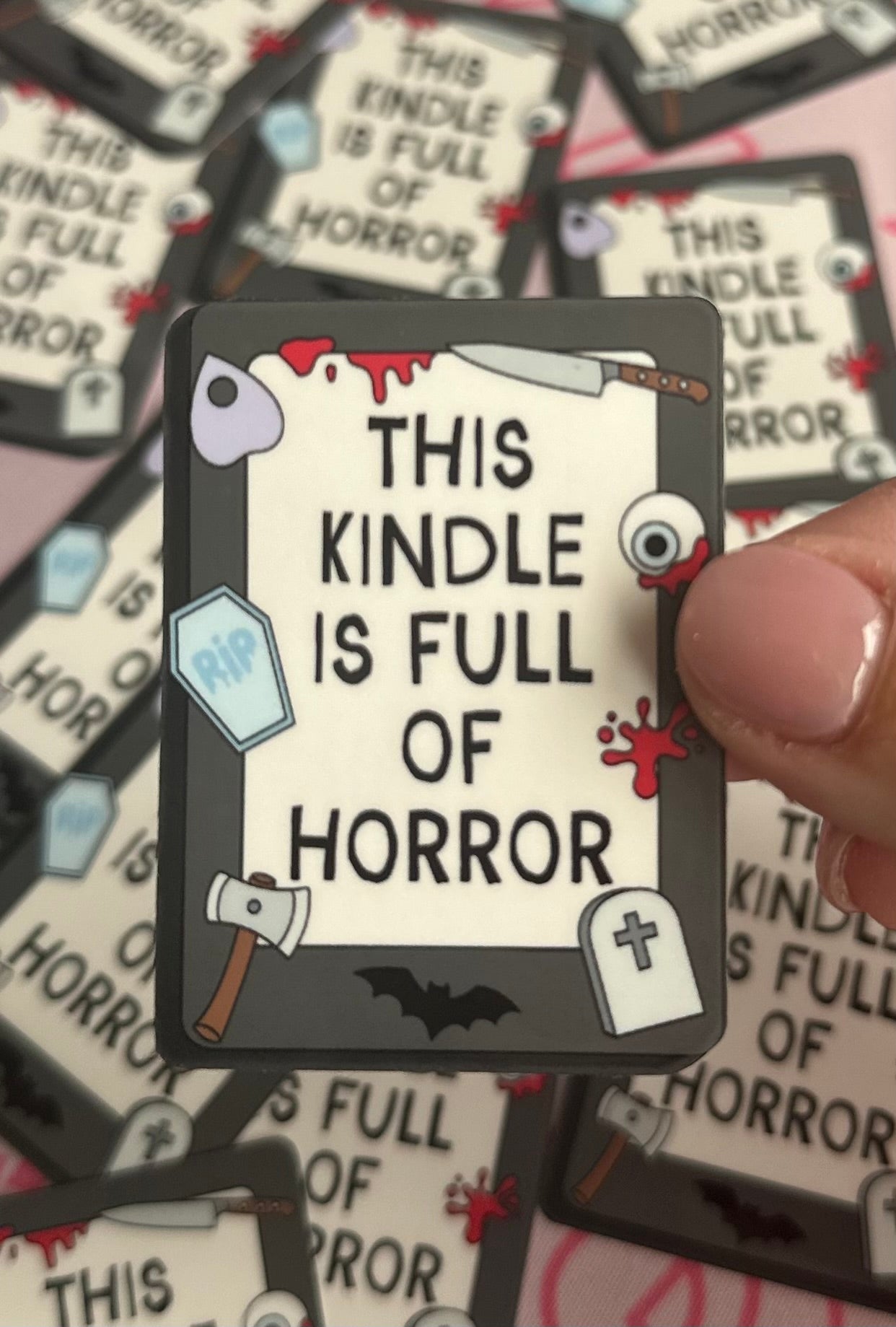 This Kindle is full of Horror sticker
