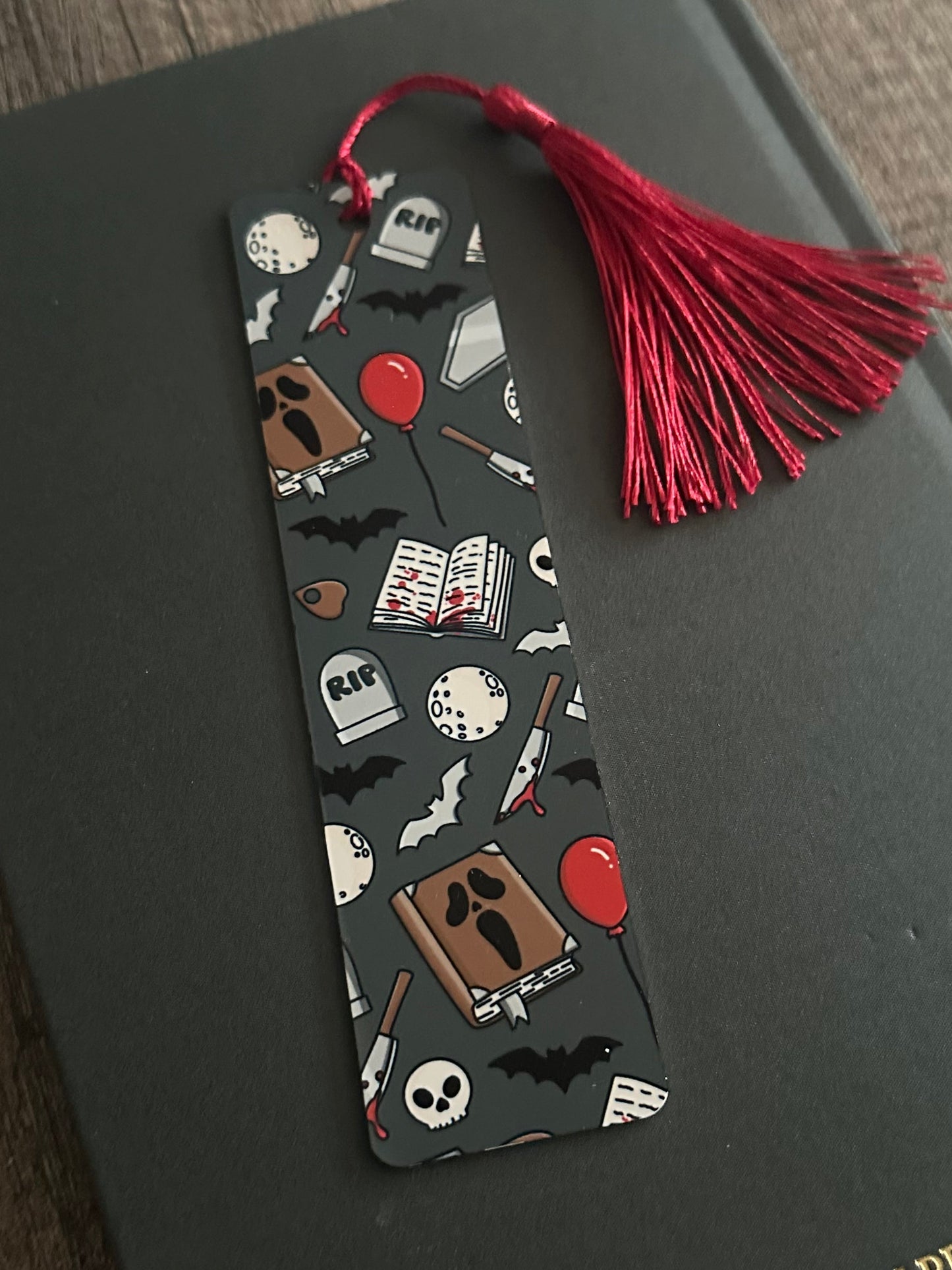 Horror Icon Metal Bookmark