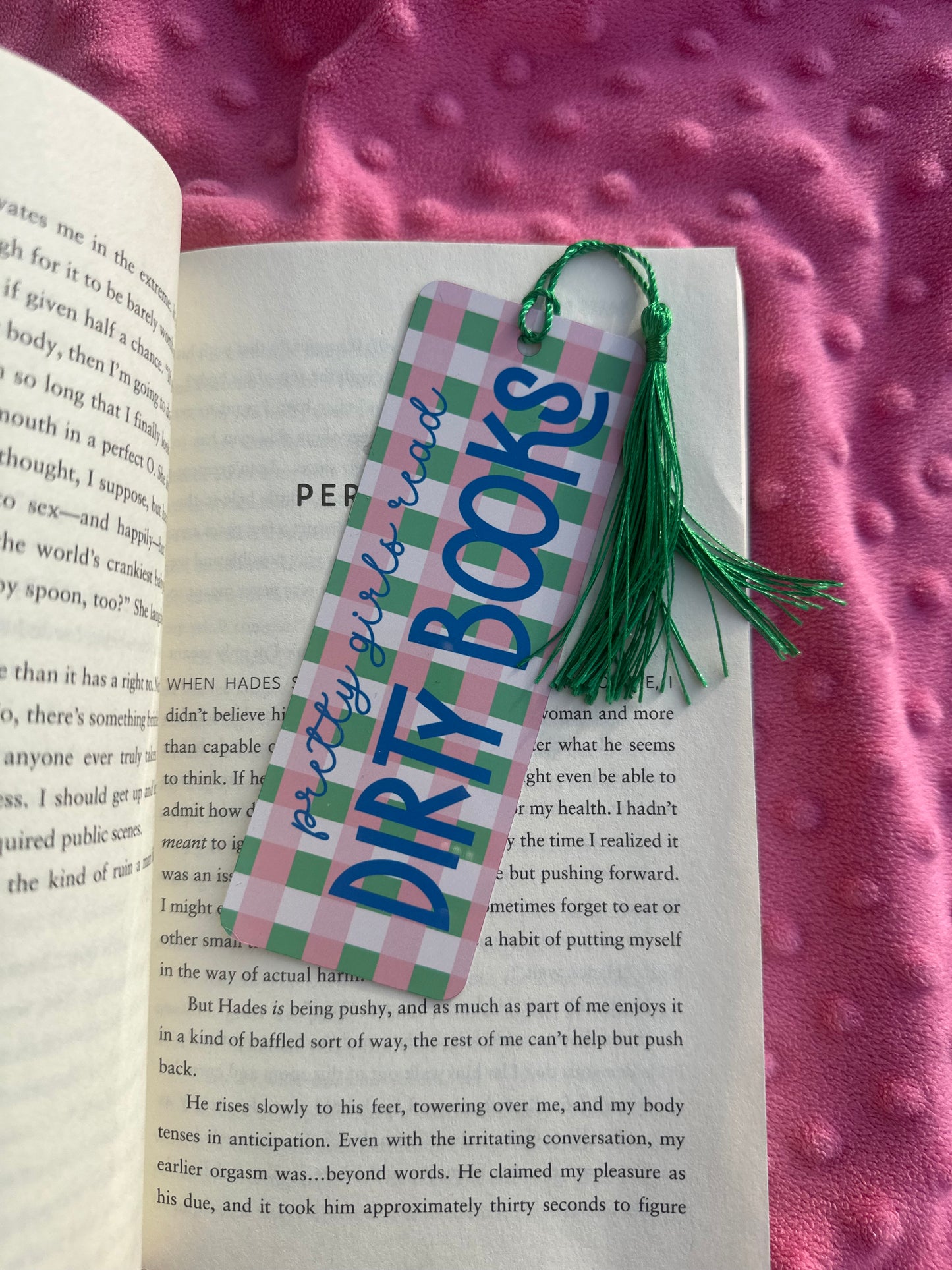 Pretty Girls Read Dirty Books Bookmark