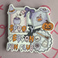 Spooky Season Fan Club Sticker
