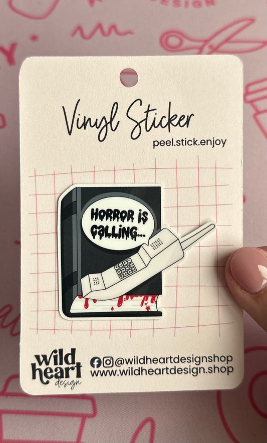 Horror Is Calling Sticker