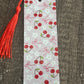 Bows and Cherries Metal Bookmark