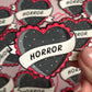 Horror Lover Heart Sticker