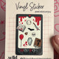 Horror Book Club TAROT Card Sticker