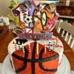 Sports theme cake topper