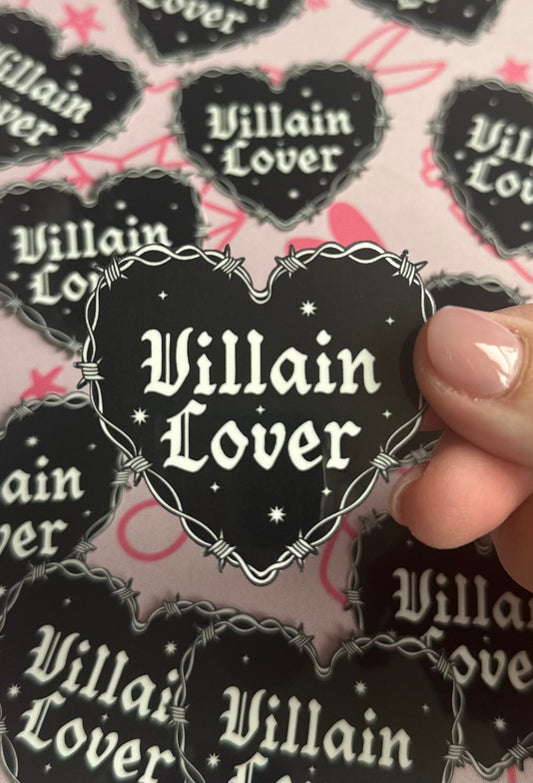 Villain Lover Black Heart Sticker