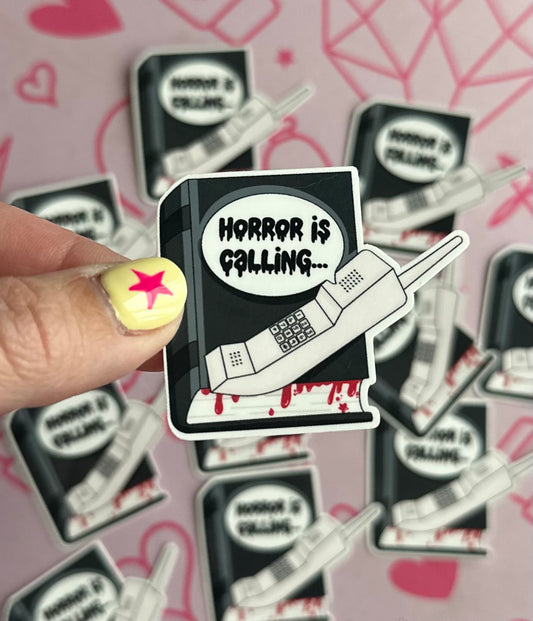 Horror Is Calling Sticker