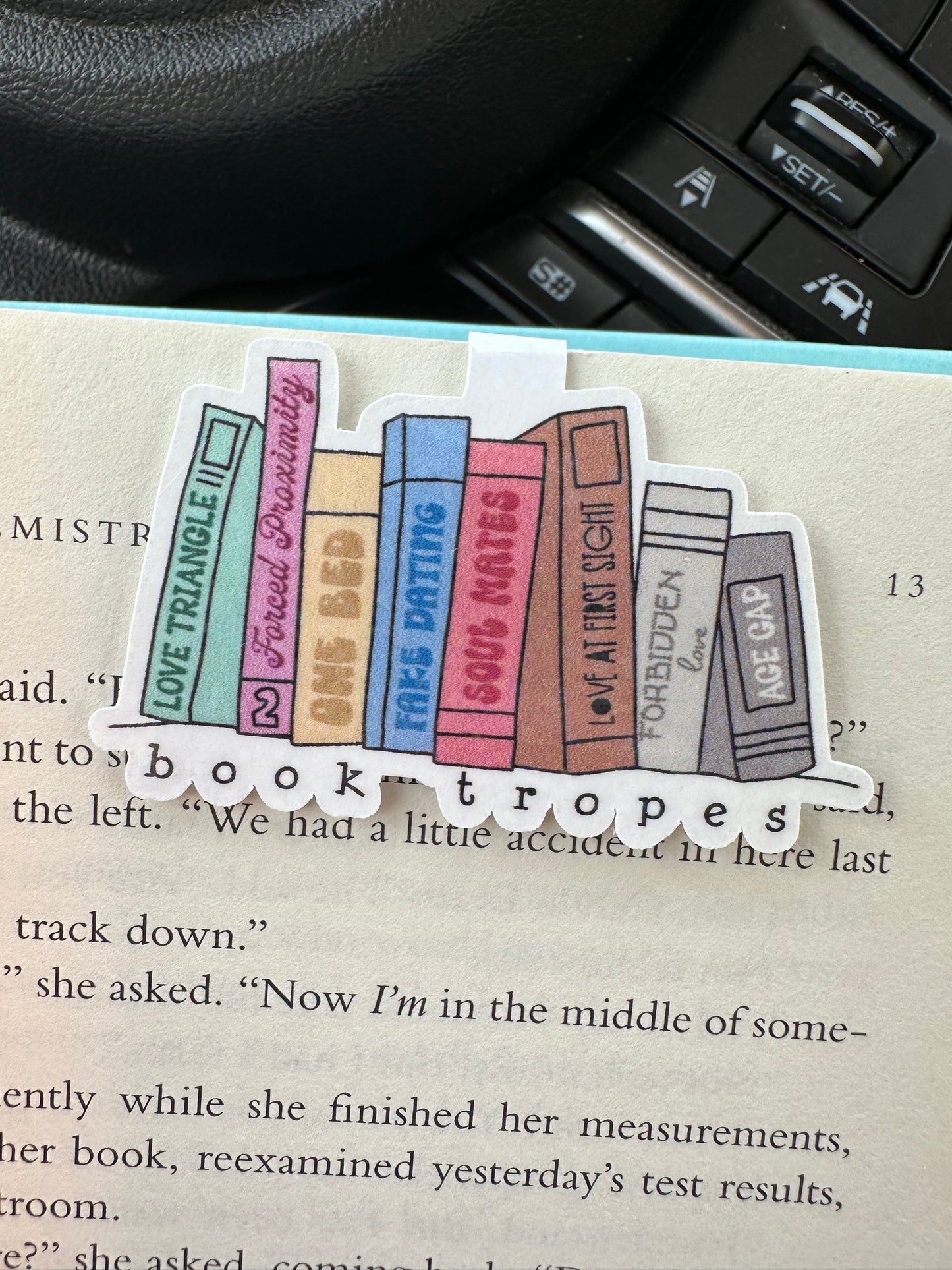 Booktropes Bookstack Magnetic Bookmark