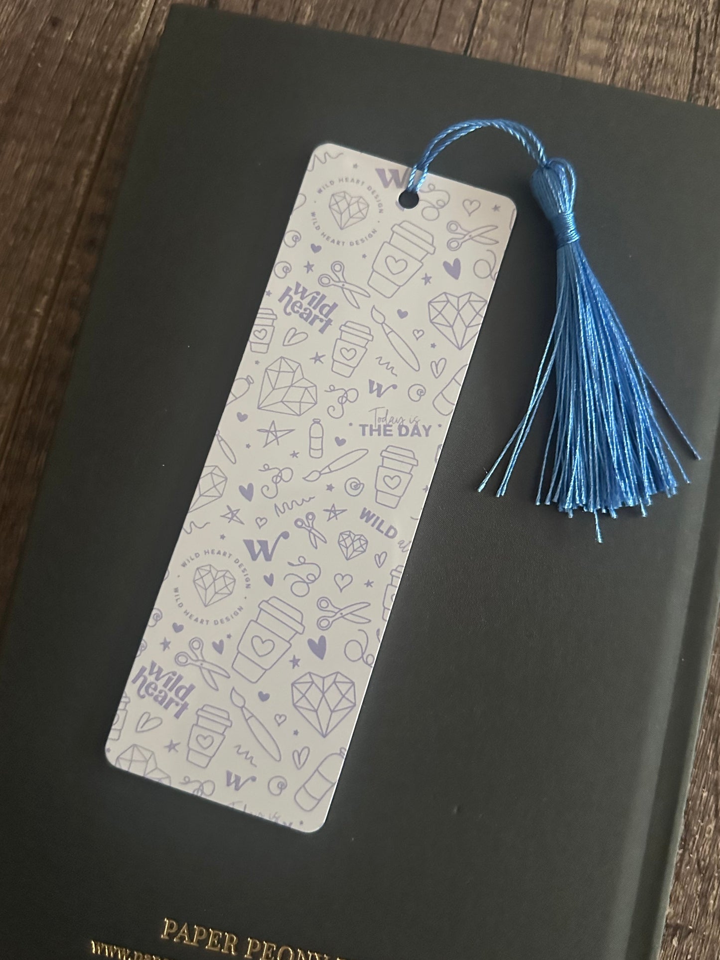 Girly Halloween Icon Metal Bookmark