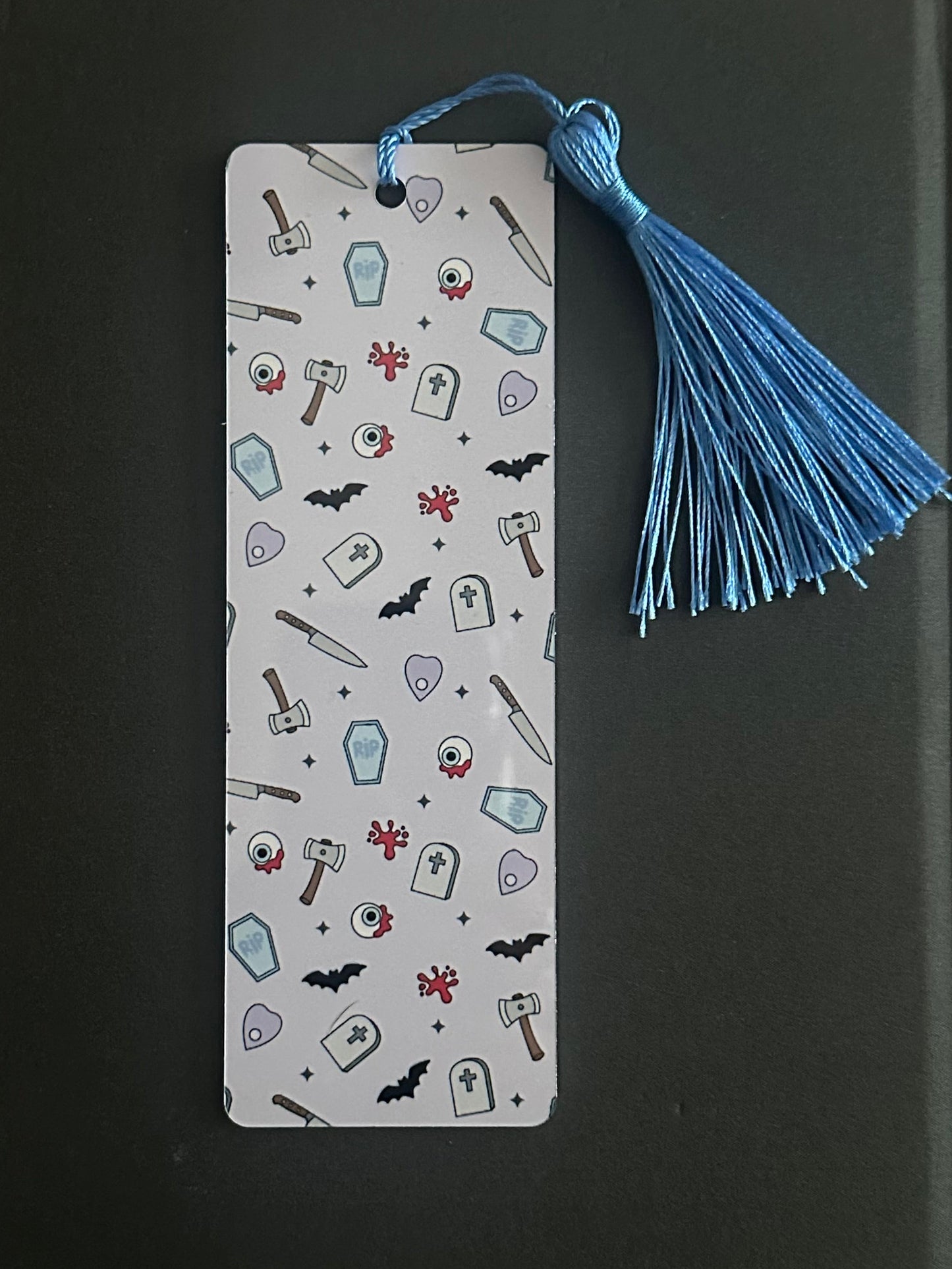 Girly Halloween Icon Metal Bookmark