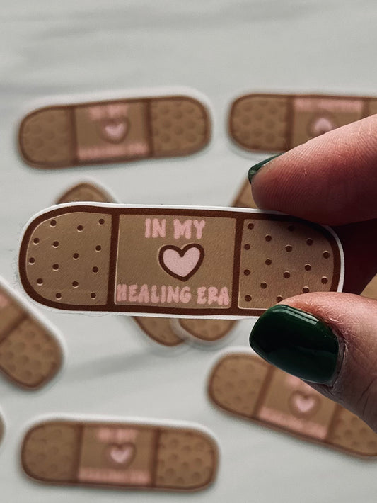 In My Healing Era Bandaid Sticker