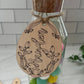 Personalized Wood Easter Name Tag - Floral Egg