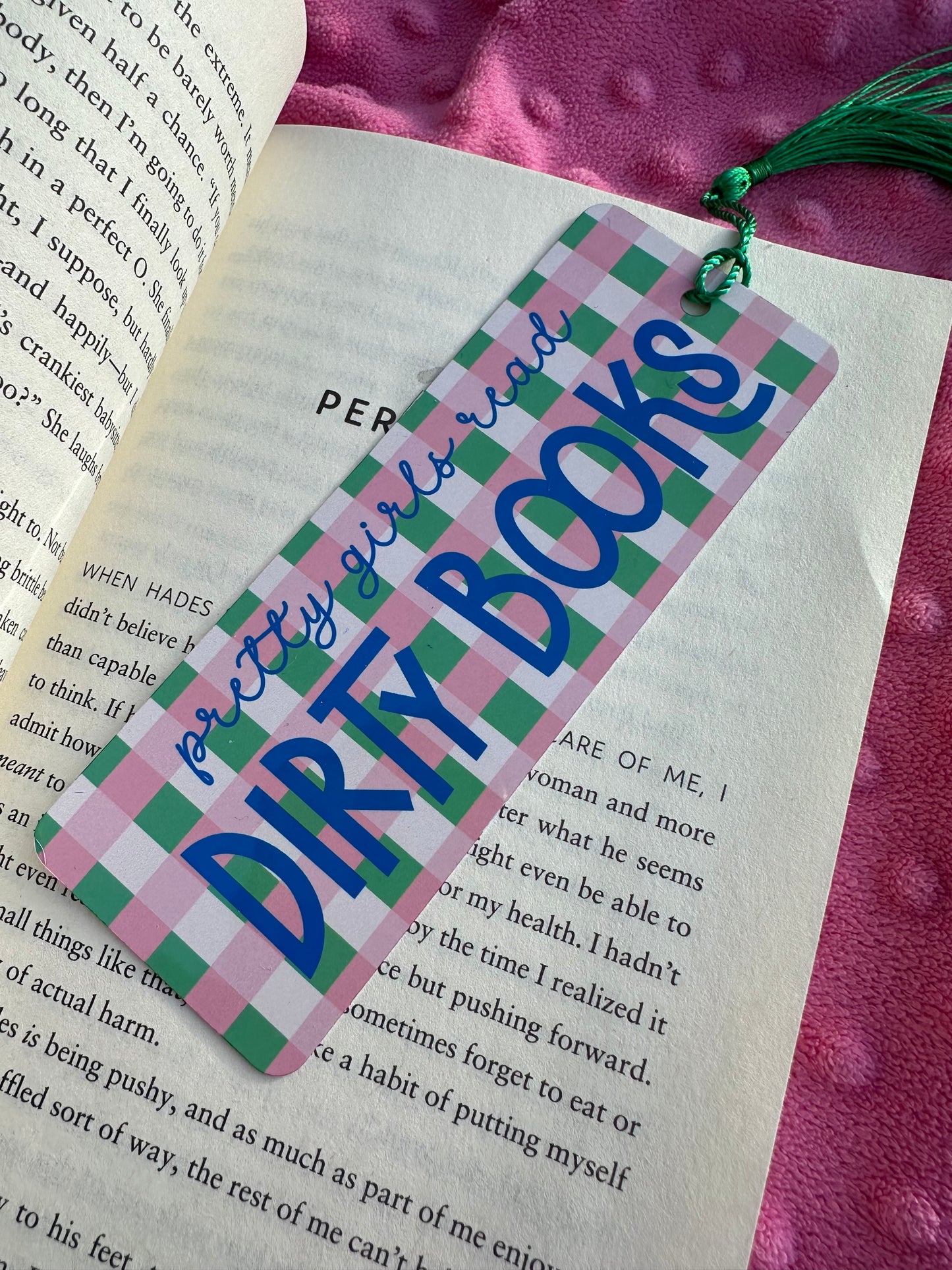Pretty Girls Read Dirty Books Bookmark