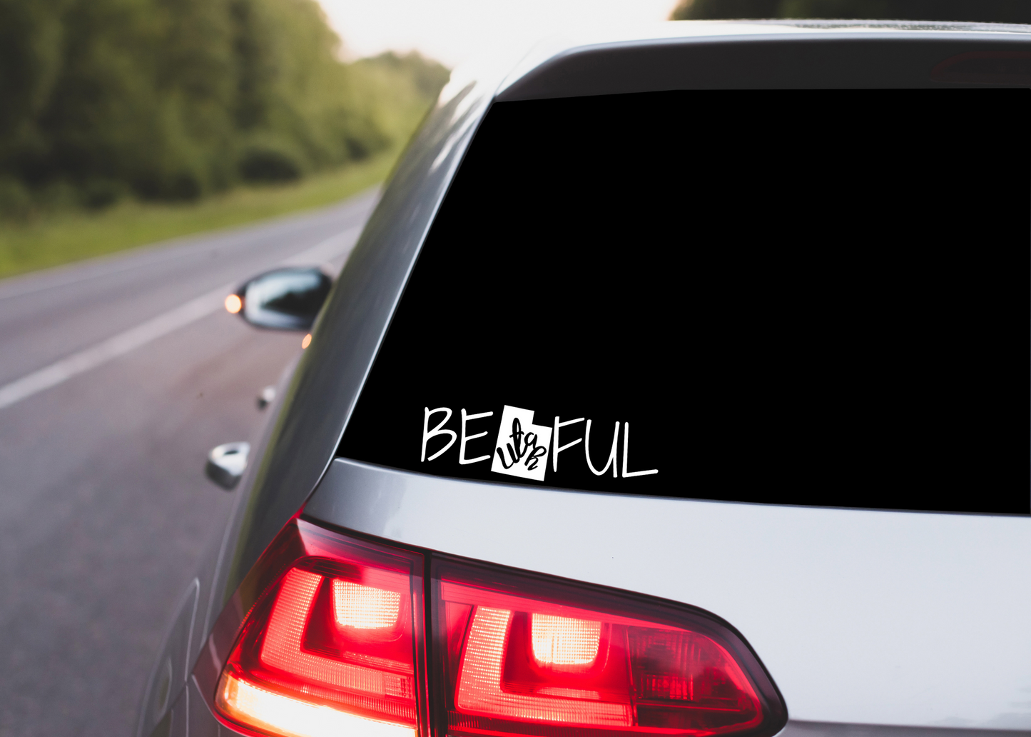 BeUTAHful State Vinyl Decal 4"