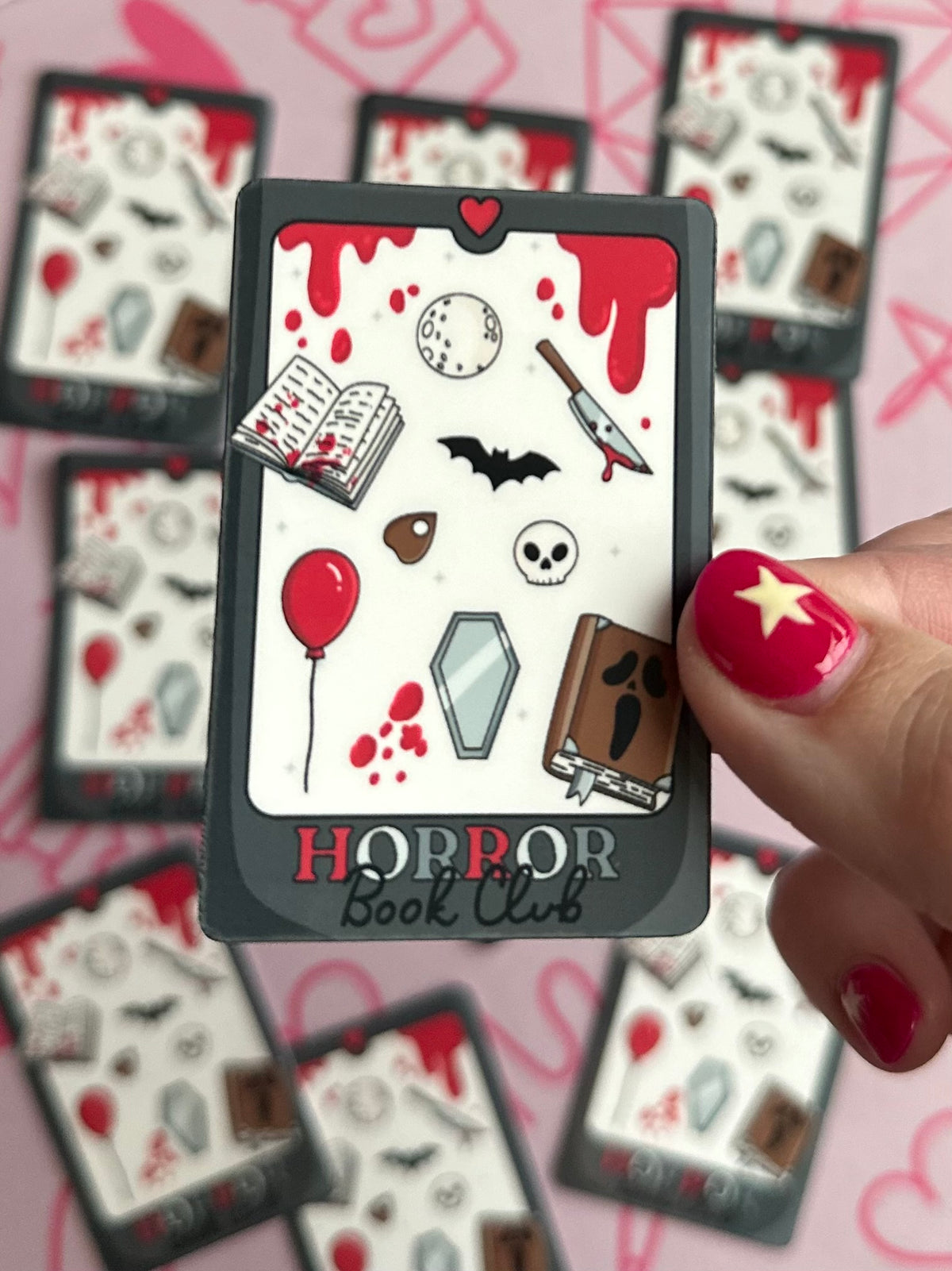 Horror Book Club TAROT Card Sticker
