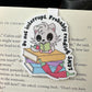 Do Not Interrupt Reading SMUT Racoon Magnetic Bookmark