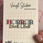 Horror Book Club Sticker