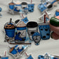 Ice Hockey Coffee Cups Sticker