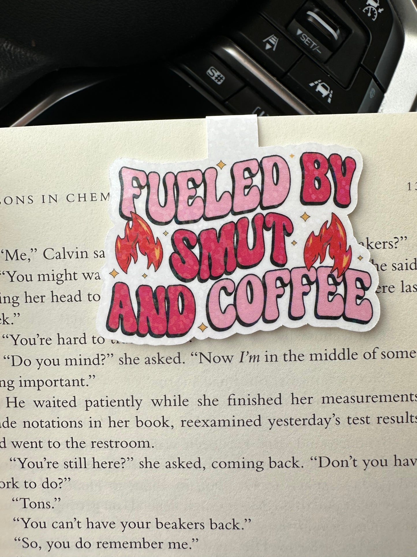 Fueled By SMUT and Coffee Magnetic Bookmark