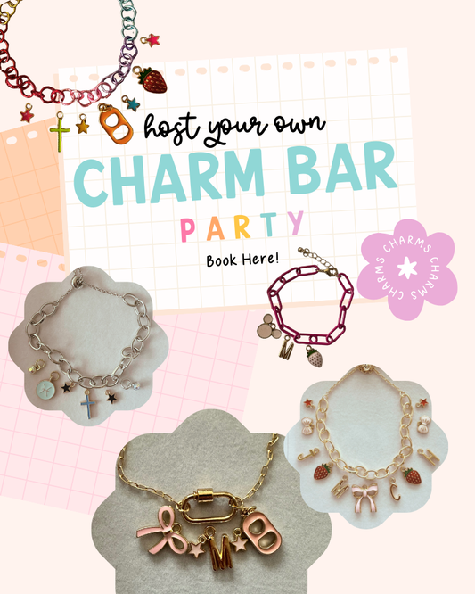 Book your charm bar party! *Booking Deposit Only*