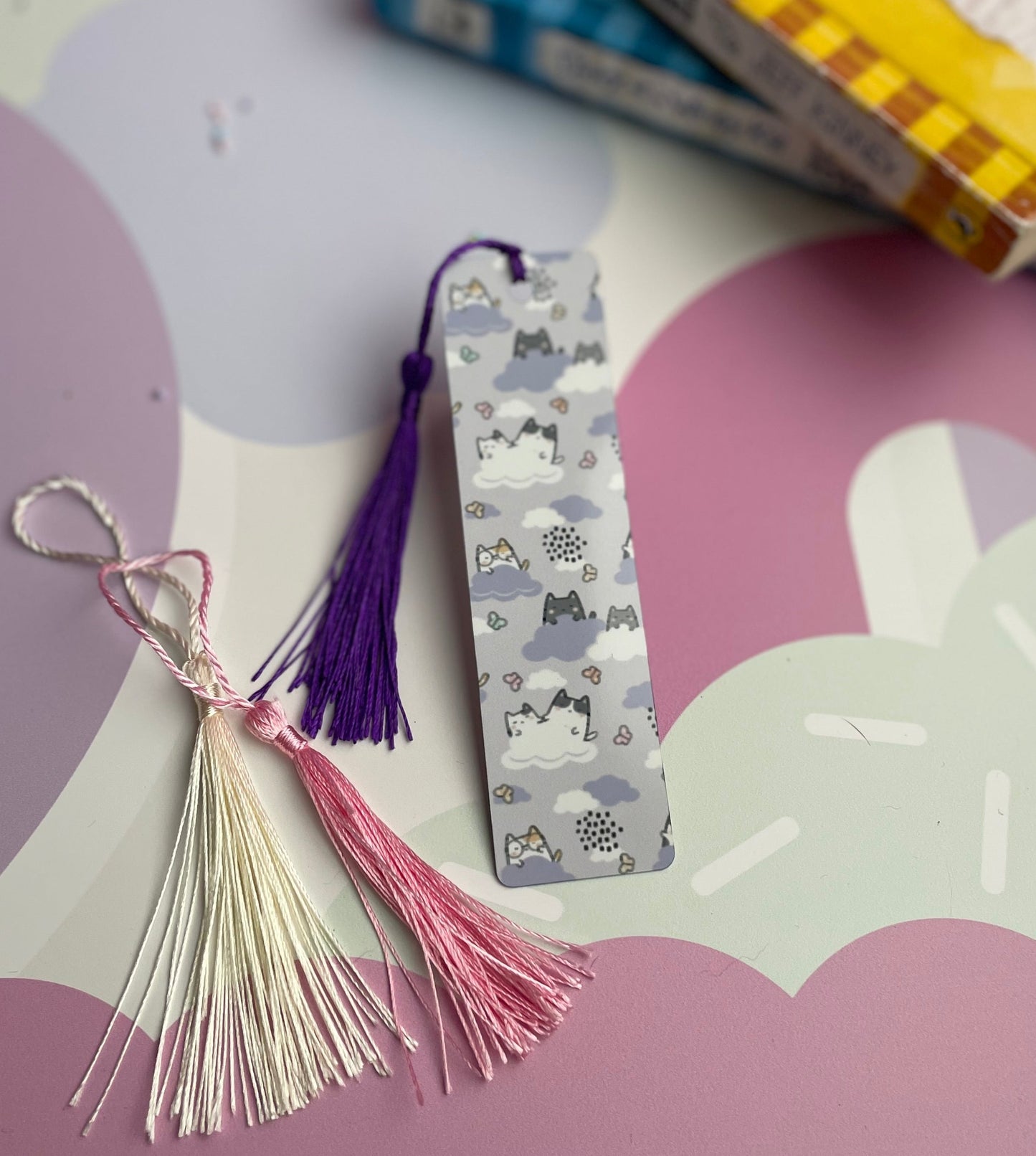 Cats and Butterflies Bookmark