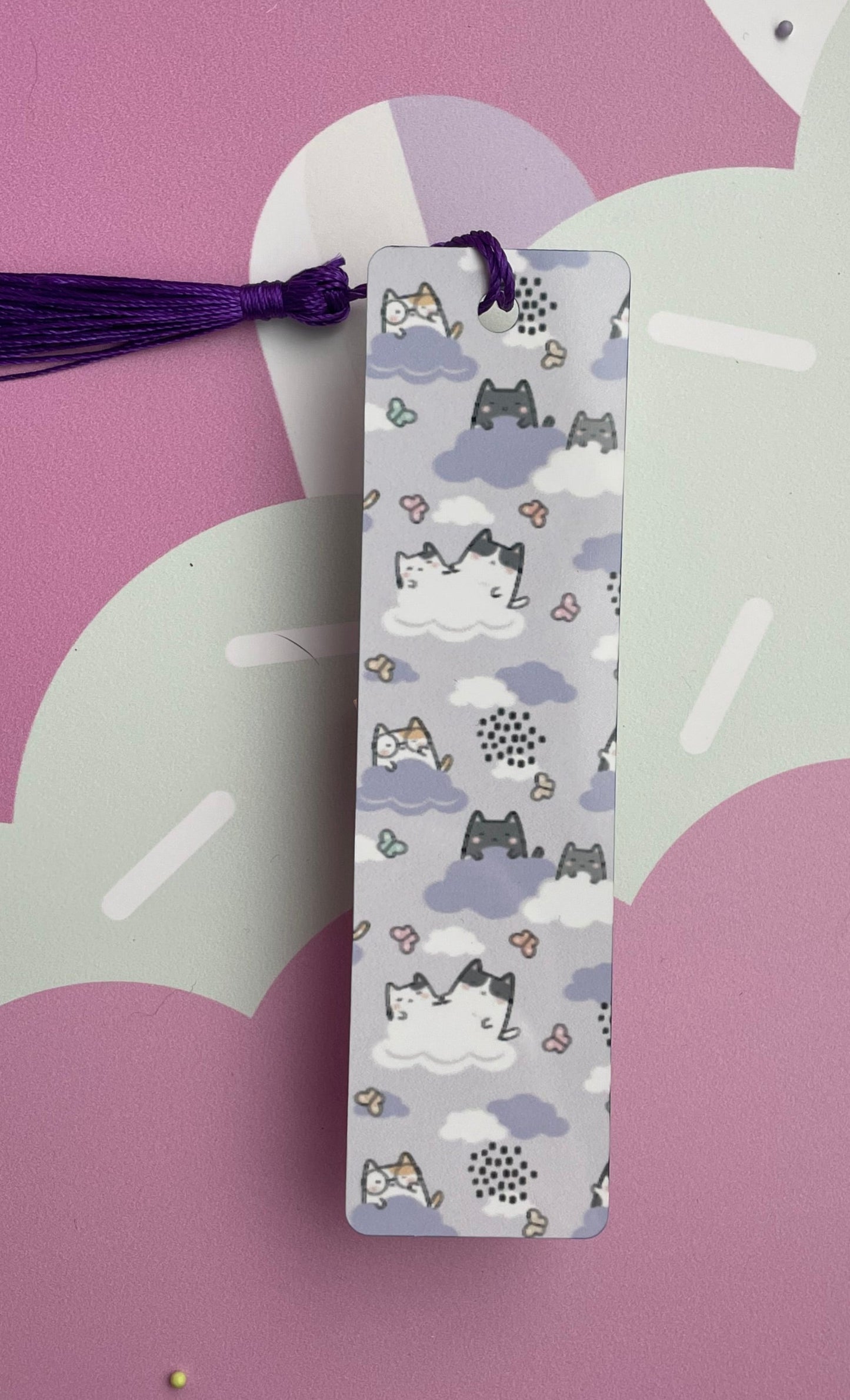 Cats and Butterflies Bookmark