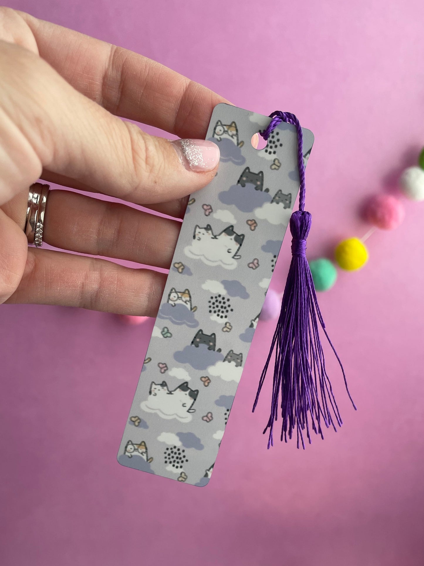 Cats and Butterflies Bookmark