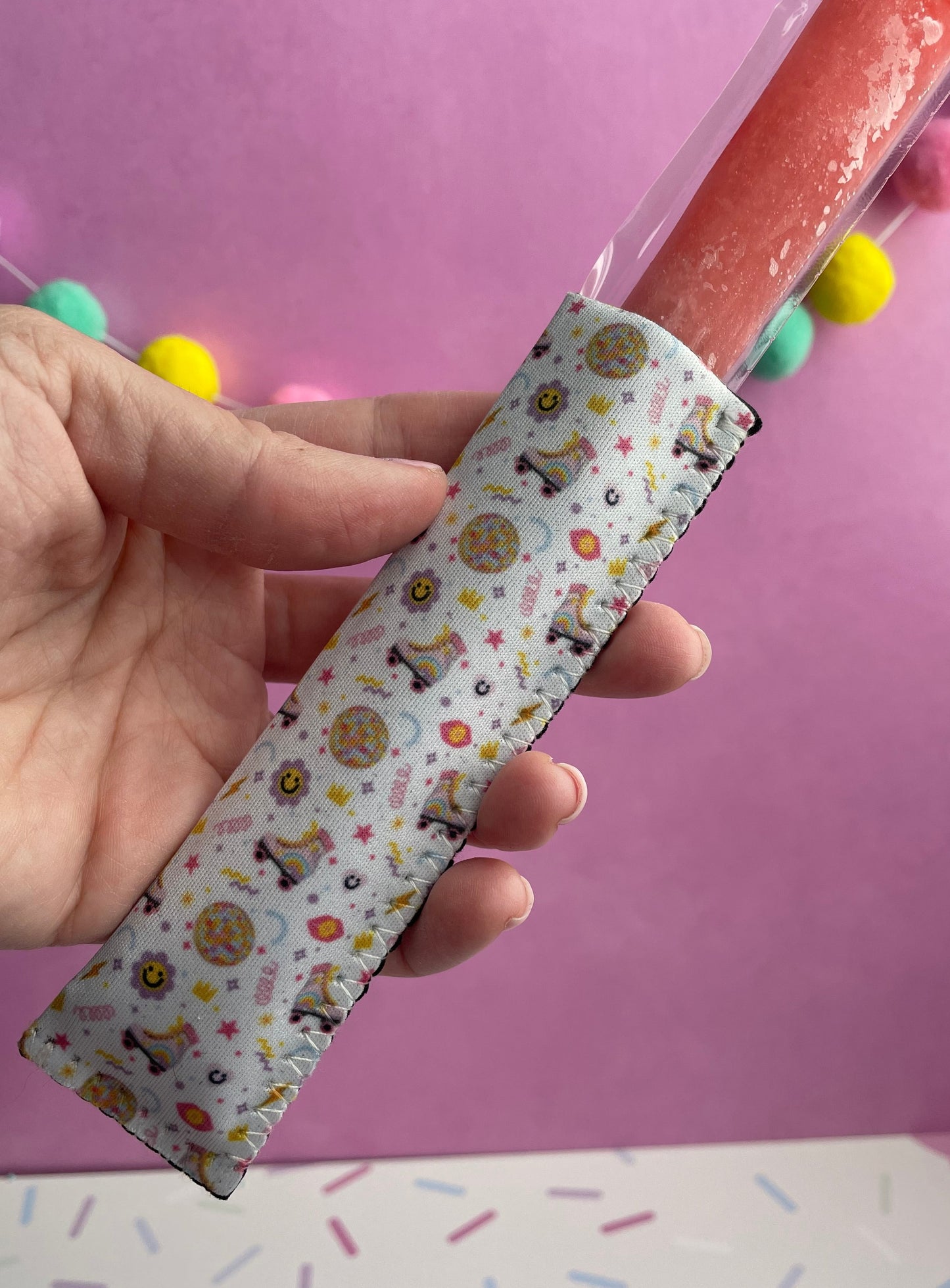 Roller Skate Frenzy Freezer Pop Holder