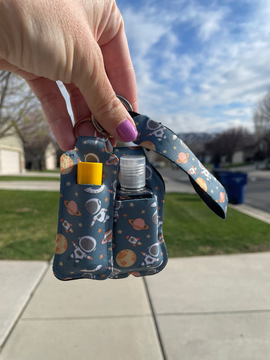 Astronaut Wristlet Keychain Set