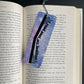 I Read Past My Bed Time Large Bookmark Purple