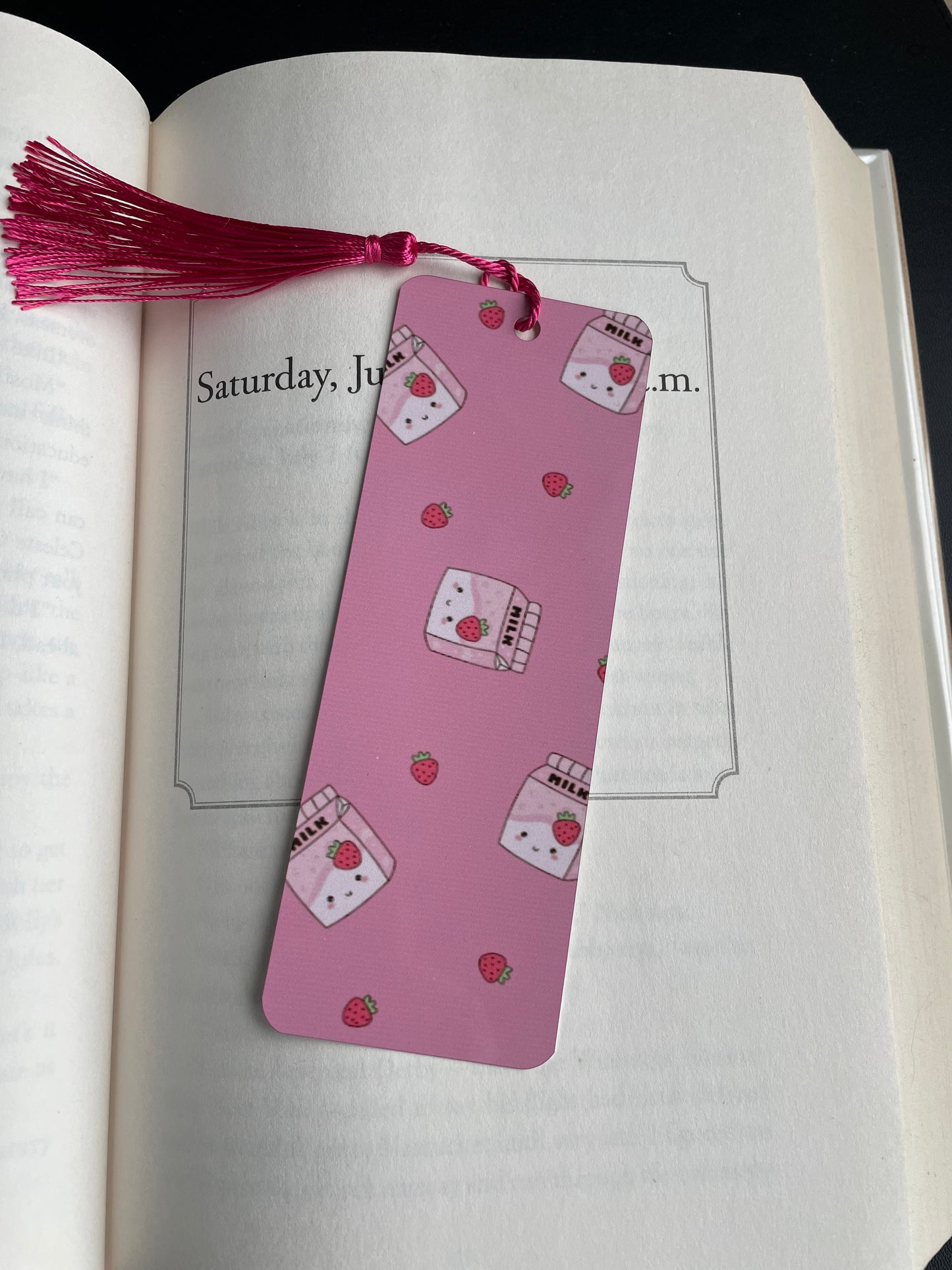 Strawberry Milk Large Bookmark