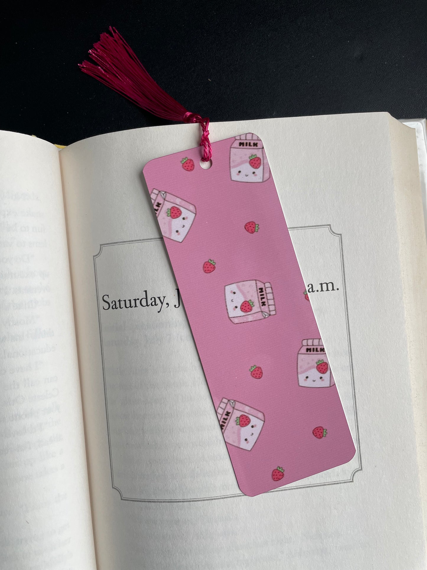 Strawberry Milk Large Bookmark