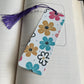 Abstract Bright Floral Large Bookmark