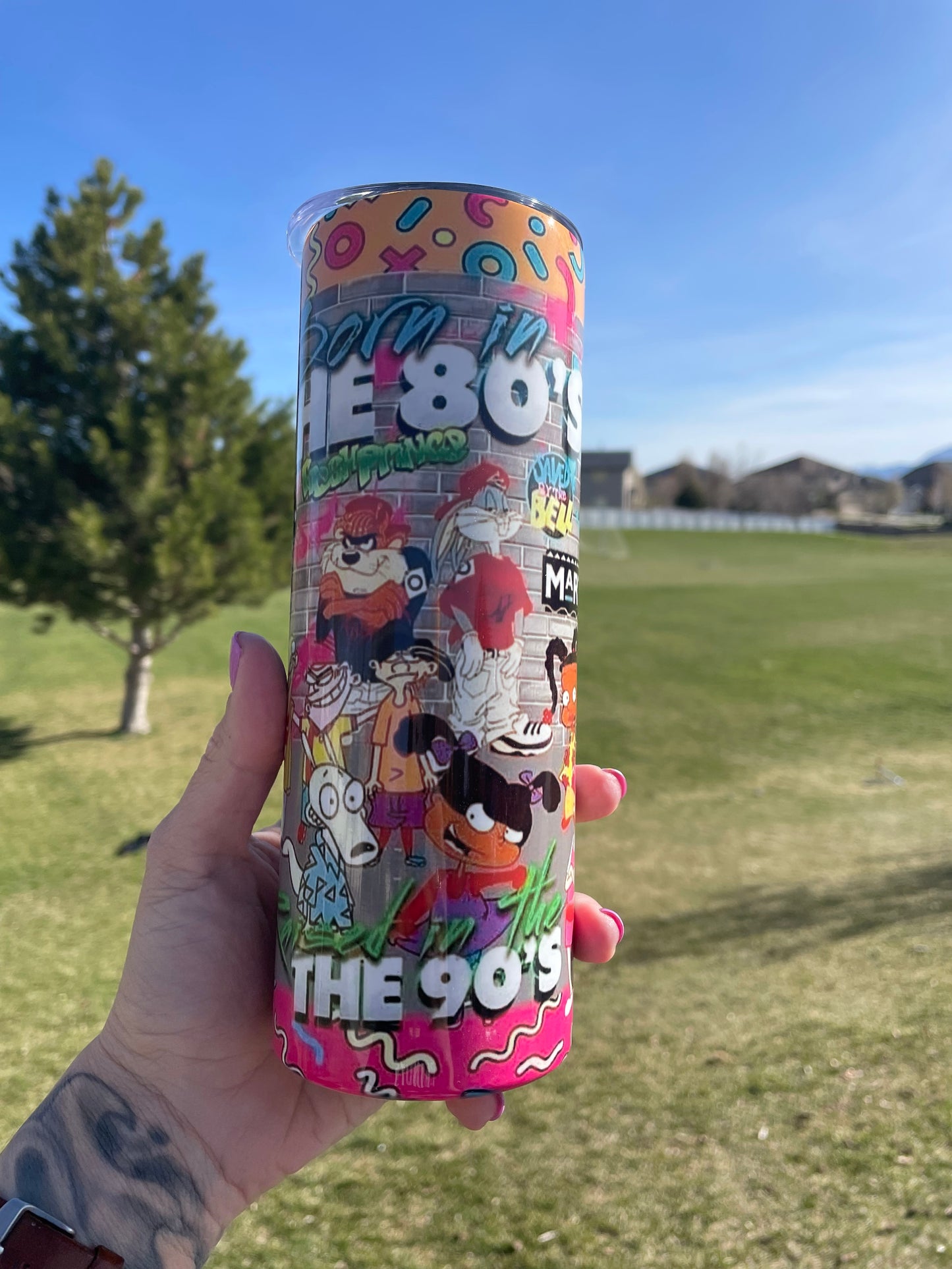 Retro 80s/90s 20oz Tumbler