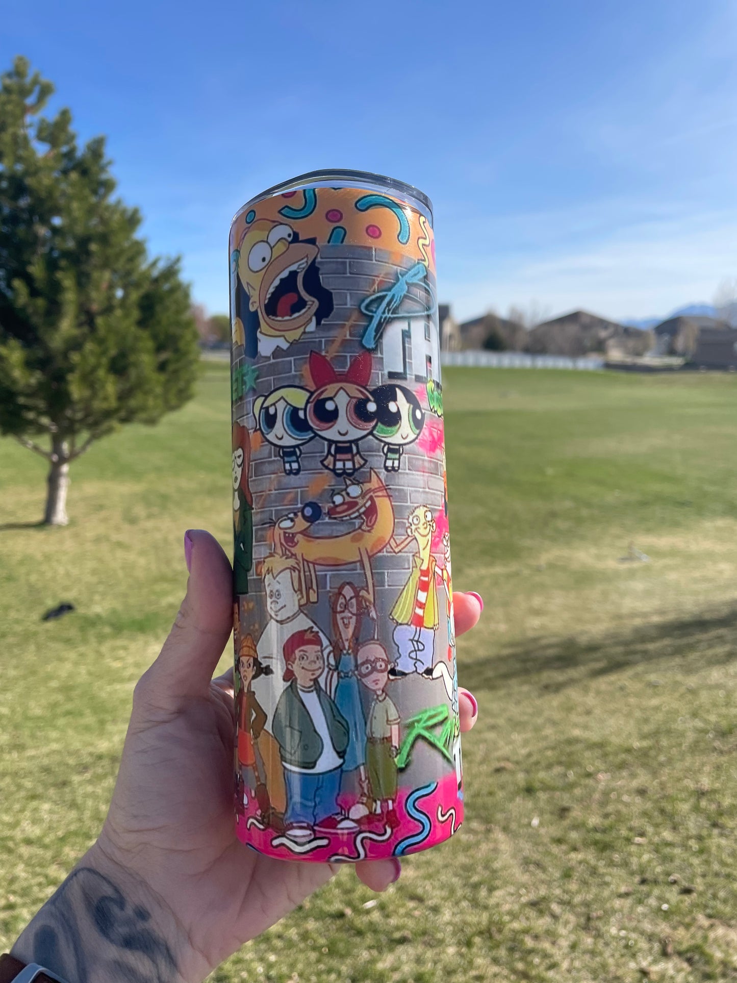 Retro 80s/90s 20oz Tumbler