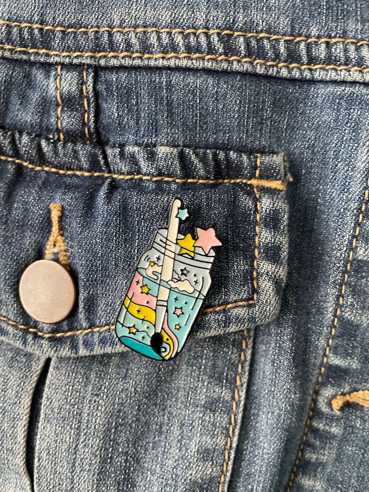 Creators (Paint Brush) enamel pin