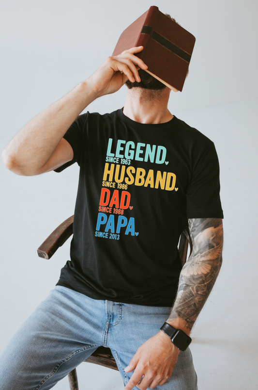 Legend Papa Men's Unisex Fit Shirt